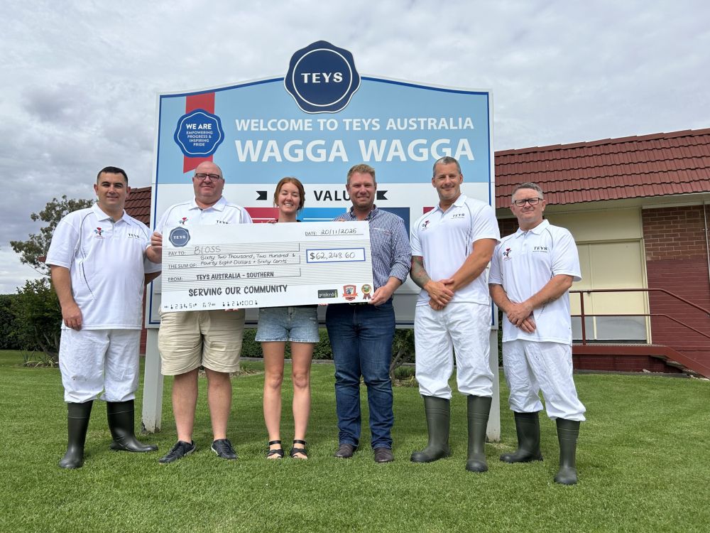 teys wagga donation to bloss